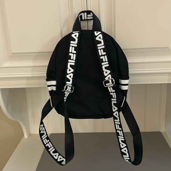 FILA Small Black Backpack NWOT - Picture 3 of 5